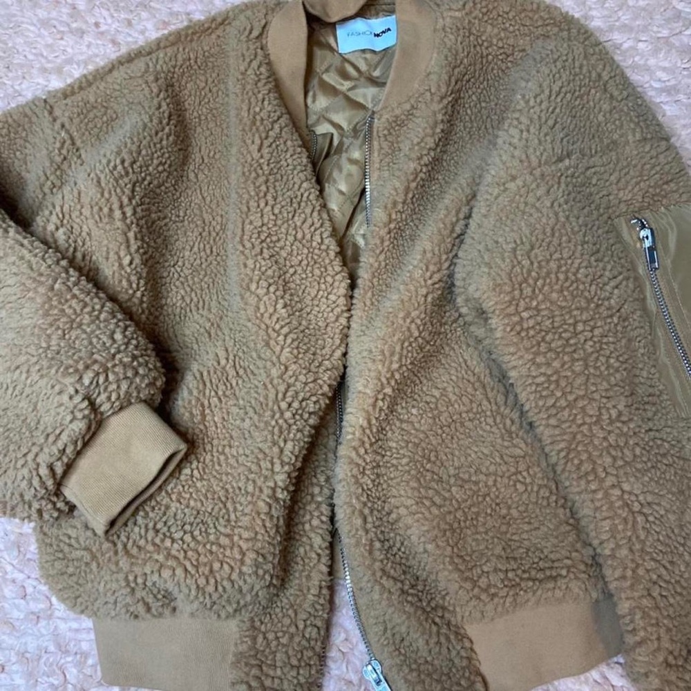 Brown Puffy teddy Coat